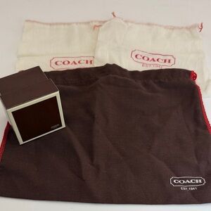 Coach Dust Bags and Accessory Box Vintage